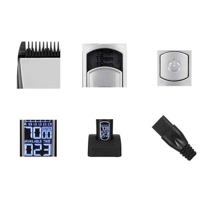 Hot Sell Rechargeable Hair trimmer with LCD Display