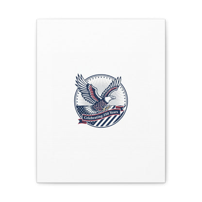 250th Anniversary Eagle Emblem Canvas | Semiquincentennial Americana
