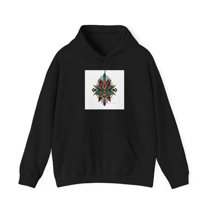 Dark Geometric Crest Hoodie | Gothic Occult Art Sweatshirt