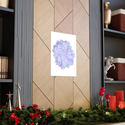 Graptopetalum Murasaki Succulent Botanical Print – Unframed Wall Art