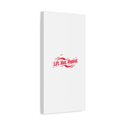 Lift Run Repeat Canvas | Fitness Wall Art, Gym Motivation