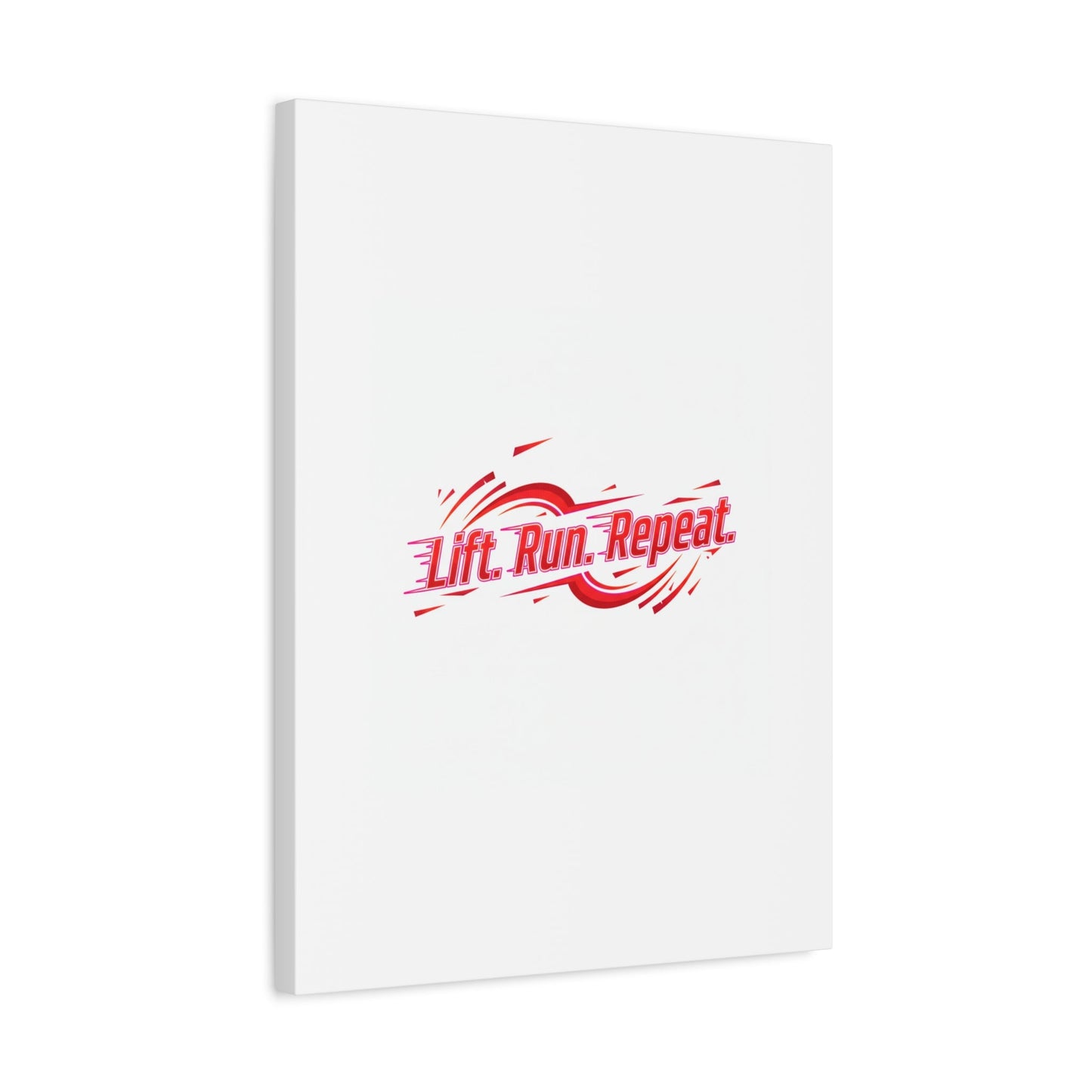 Lift Run Repeat Canvas | Fitness Wall Art, Gym Motivation