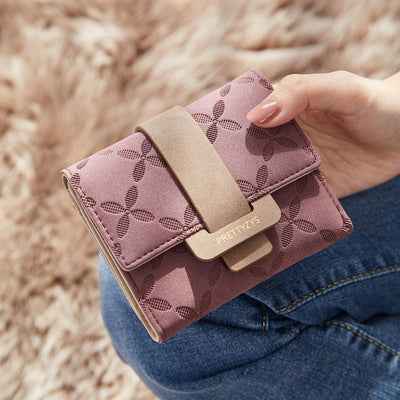 Folding coin purse