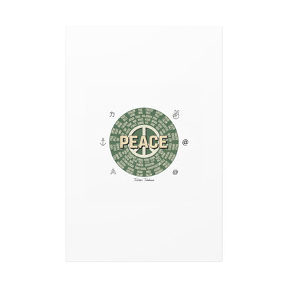 Peace doodle canvas | hand drawn sketch aesthetic, handwritten message