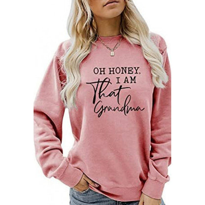 Womens Casual Printed Sweatshirt