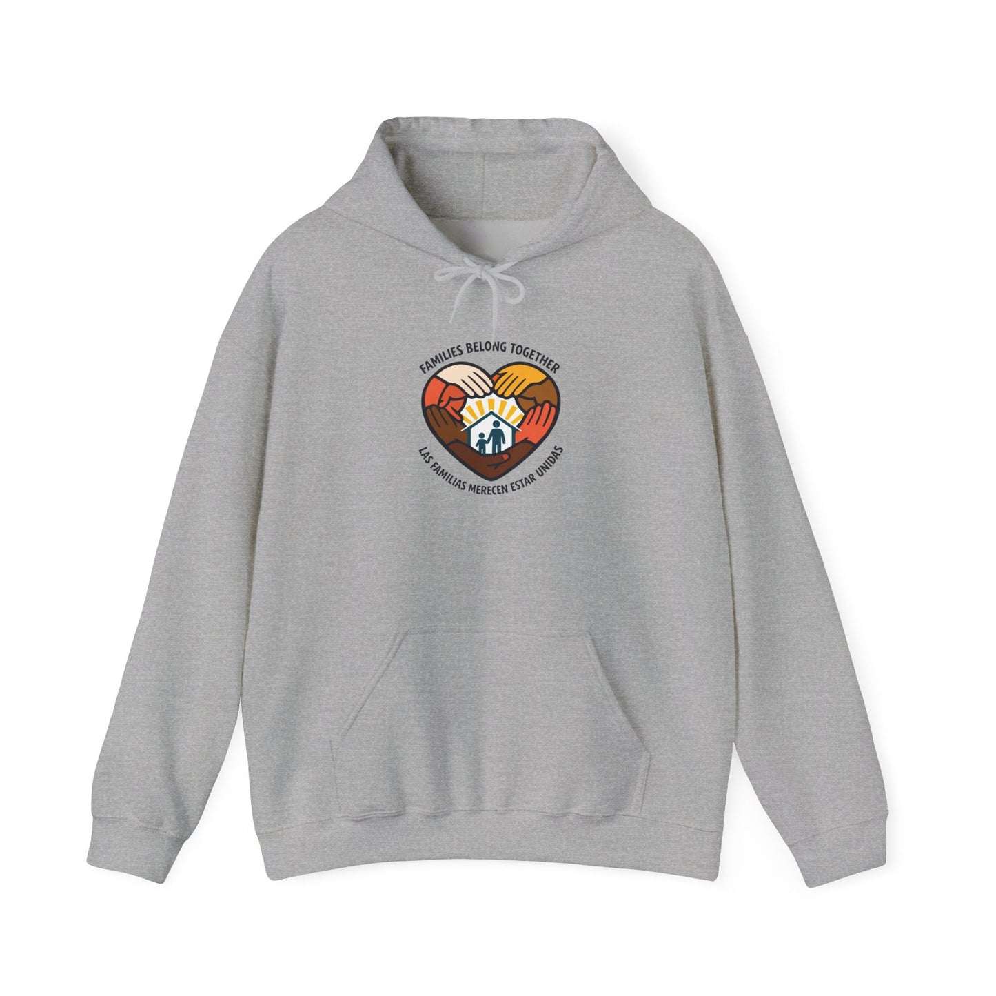 Families Belong Together Hoodie | family unity, immigrant rights solidarity