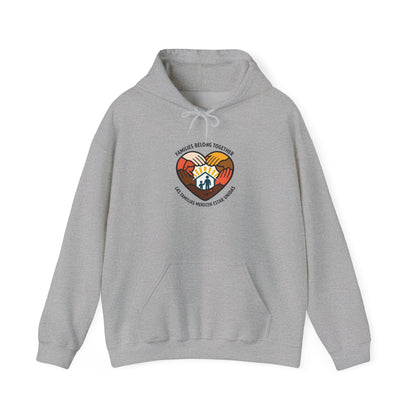 Families Belong Together Hoodie | family unity, immigrant rights solidarity