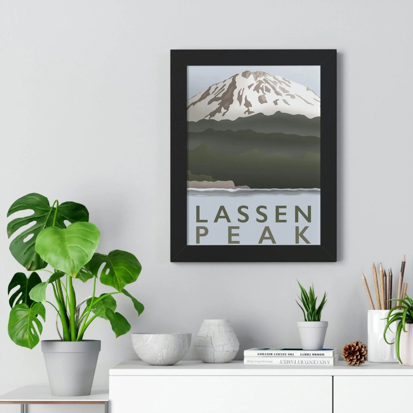 Lassen Peak Framed Print – Wall Art