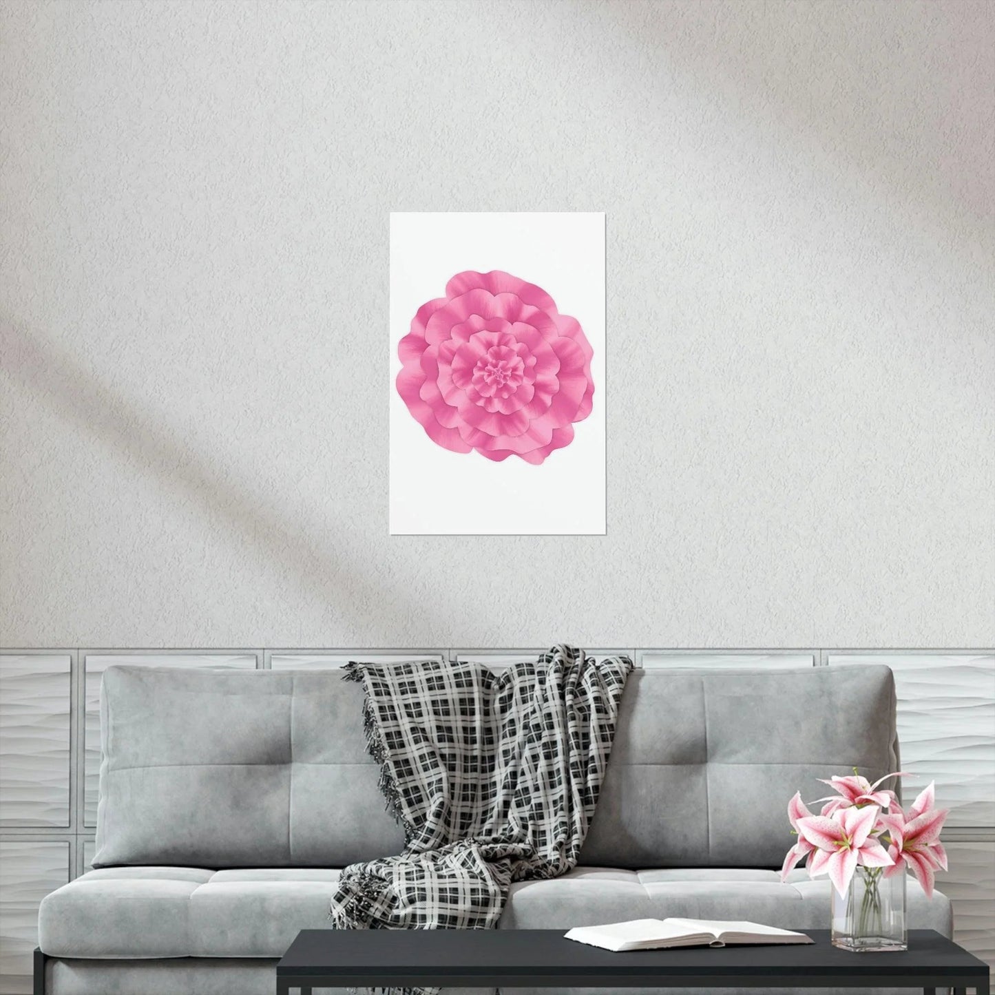 Peony Botanical Print – Unframed Wall Art
