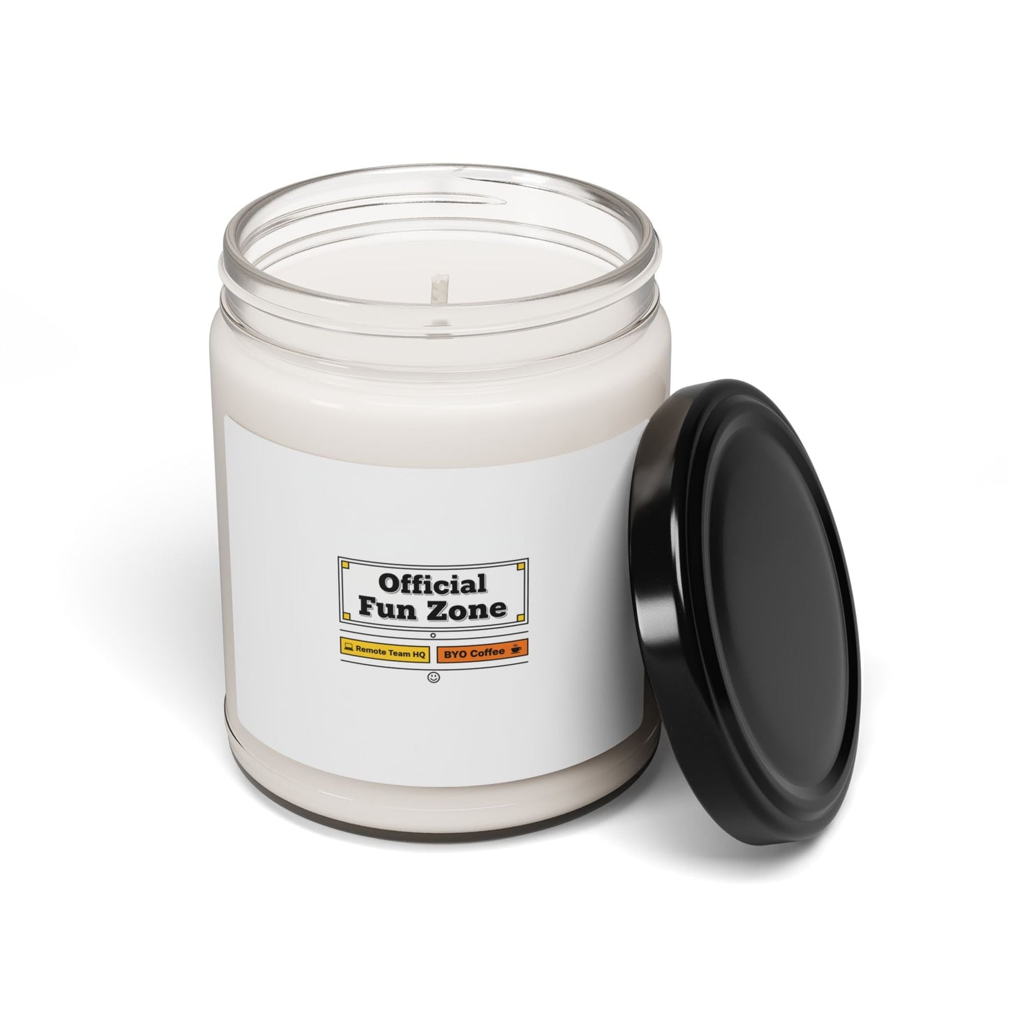 Official Fun Zone Candle | Office Sign Parody, Workplace Humor Soy Candle