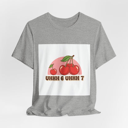 Retro Cherry Graphic Tee | kawaii fruit design, vintage cherry shirt