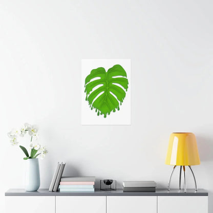Melting Monstera Botanical Print – Unframed Wall Art