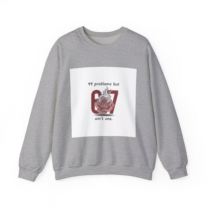 Weird Cupid Graphic Sweatshirt | quirky heart shirt, chaotic love design