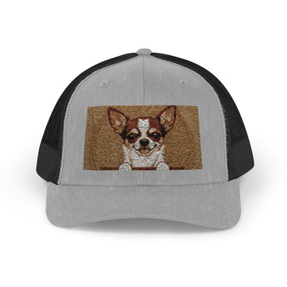 Meme Dog Trucker Hat — Funny Snapback Cap
