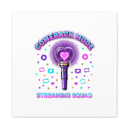 Comeback Mode Lightstick Canvas | K-pop Comeback, Streaming Squad