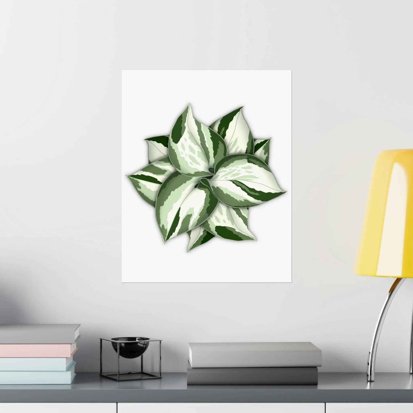 Manjula Pothos Botanical Print – Unframed Wall Art