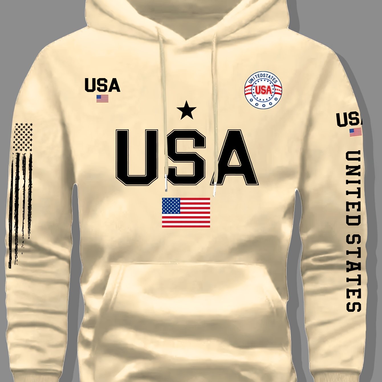 Unisex USA American Flag Hoodies