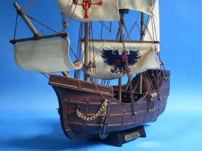Wooden Santa Maria Limited Tall Model Ship 14""