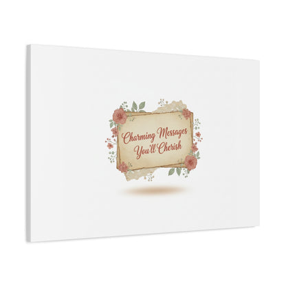 Love Letter Collage Canvas, Vintage Letter Art, Wax Seal Romance Print
