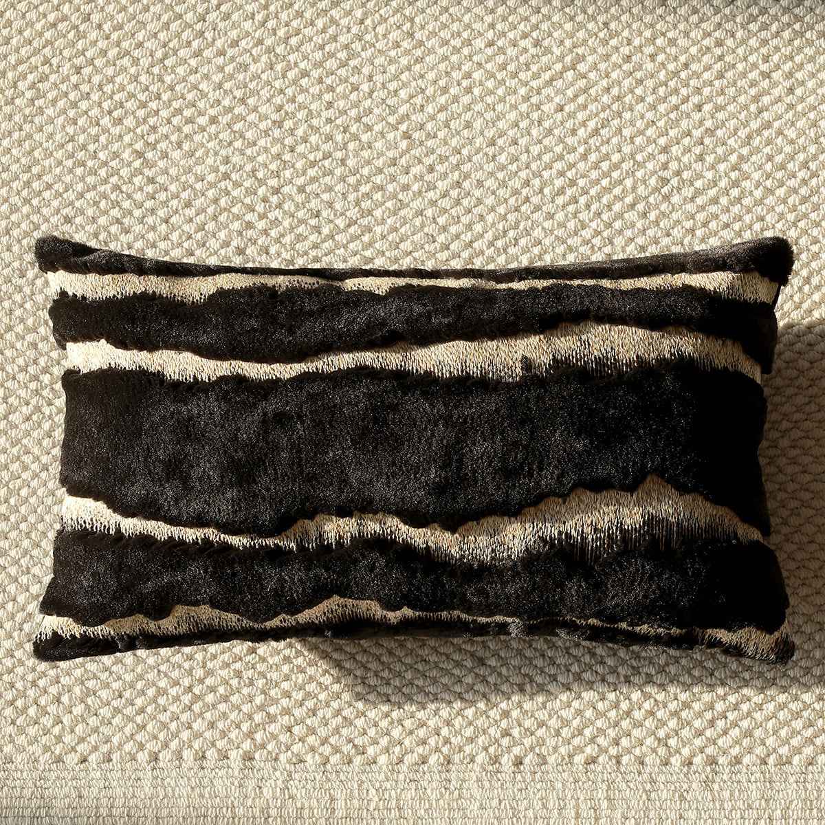 Mid-century Modern Light-luxury Sofa Throw Pillow With A Premium Feel Bed Waist Cushion Cover