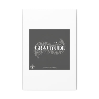 Gratitude Wall Art Matte Canvas | Tiny Treats, sweet uplifting print