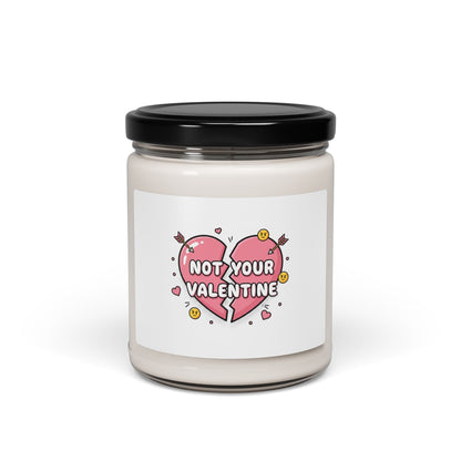 Not Your Valentine Soy Candle, ironic valentines | sarcastic hearts