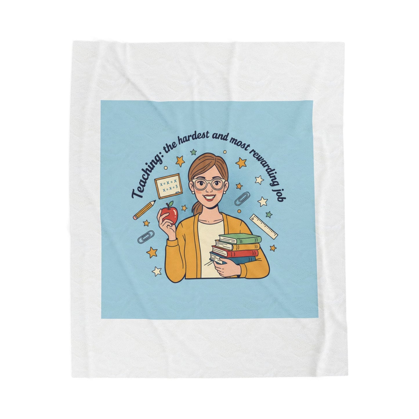 Teachers Life Velveteen Plush Blanket