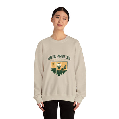 Weekend Fairway Club Crewneck – Unisex Golf Sweatshirt