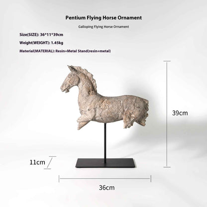 Silent Horse Sculpture Creative Decoration Table Decorations