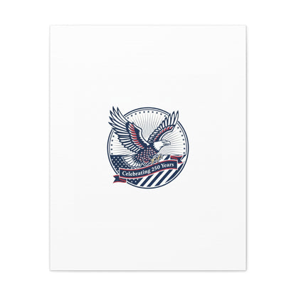 250th Anniversary Eagle Emblem Canvas | Semiquincentennial Americana