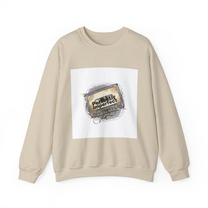 Glitch Tape 'Perfectly Imperfect' Sweatshirt | Analog Error, VHS Static