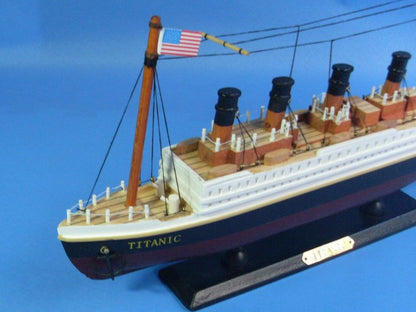 Wooden RMS Titanic Model Cruise Ship 14""