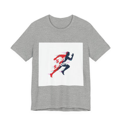 Stay Strong Runner Tee | fitness shirt, workout motivation