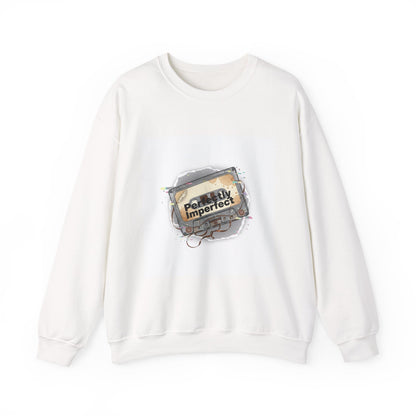 Glitch Tape 'Perfectly Imperfect' Sweatshirt | Analog Error, VHS Static