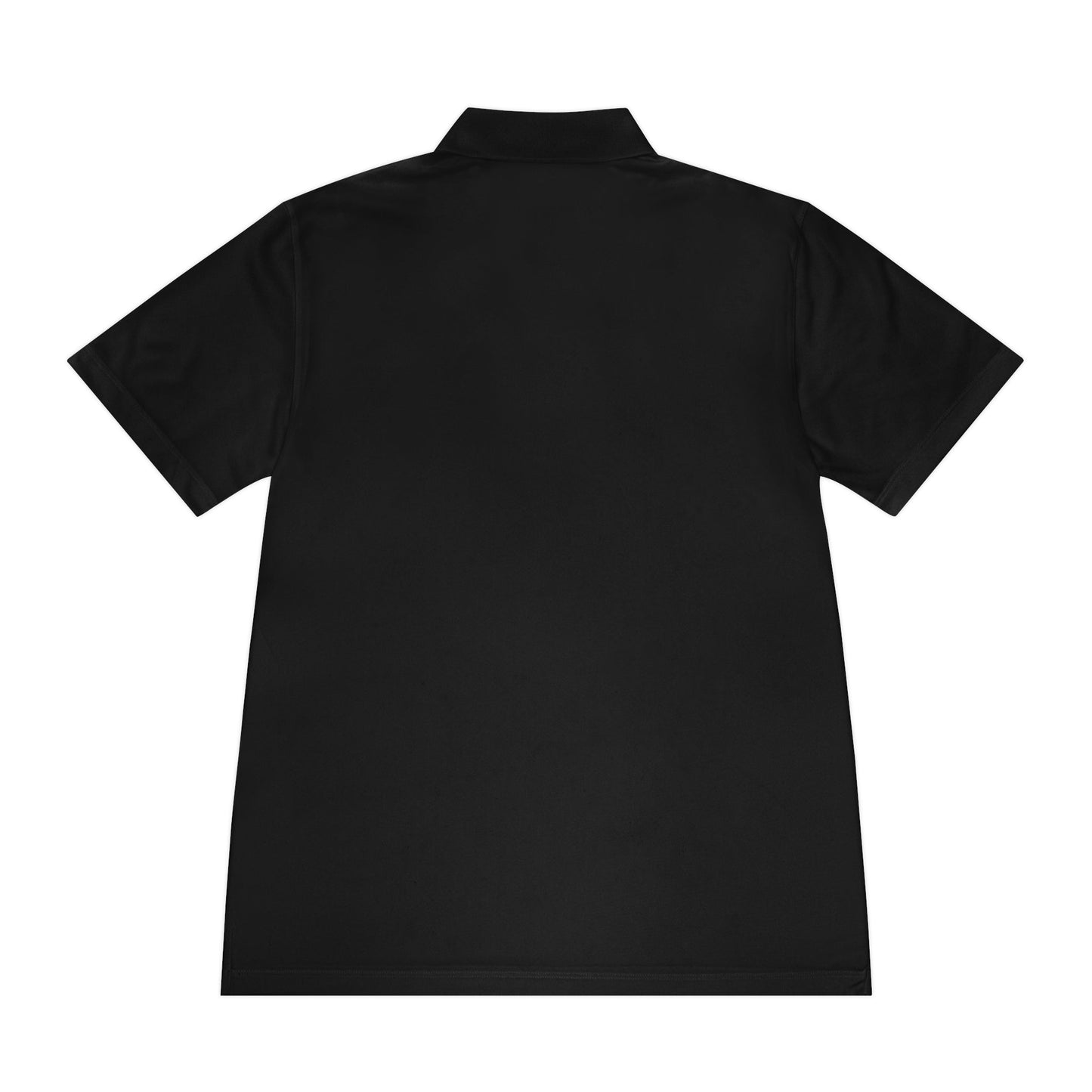 Peace & Progress Men's Polo Shirt — 'PEACE not POTENTIAL FOR WAR' Patch
