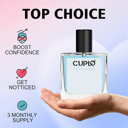 Cupid 2.0 Cologne Spray for Men - 1.7oz Long-lasting Luxury Scent, Perfect Romantic Nights & Valentine's Day Gift - 50ml Travel-friendly Cologne with Mega Discount