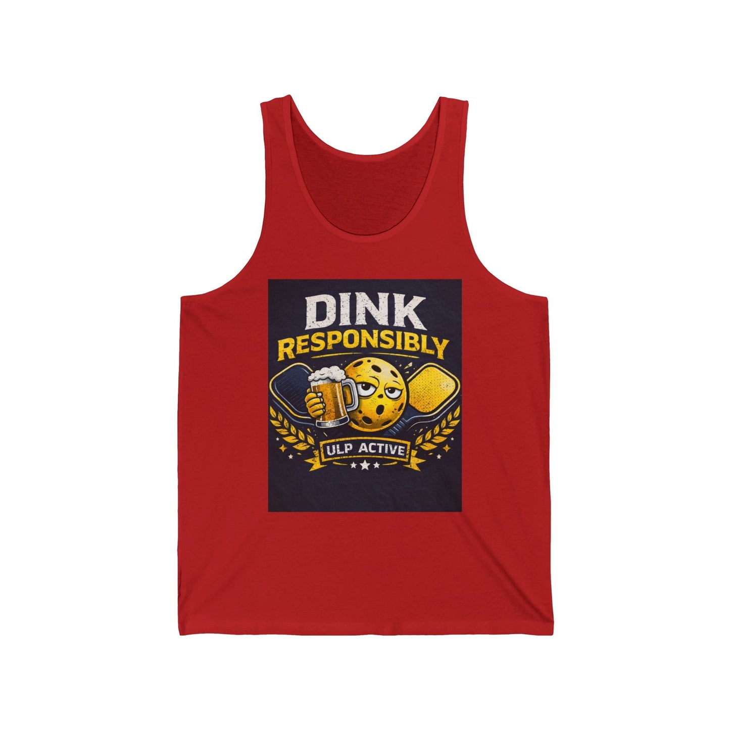 ULP Active “Dink Responsibly” Pickleball Tank Top – Funny Pickleball Shirt