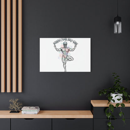 Scream Your Self-Care Canvas | Heavy Metal Wellness, Gothic Wellness Quote