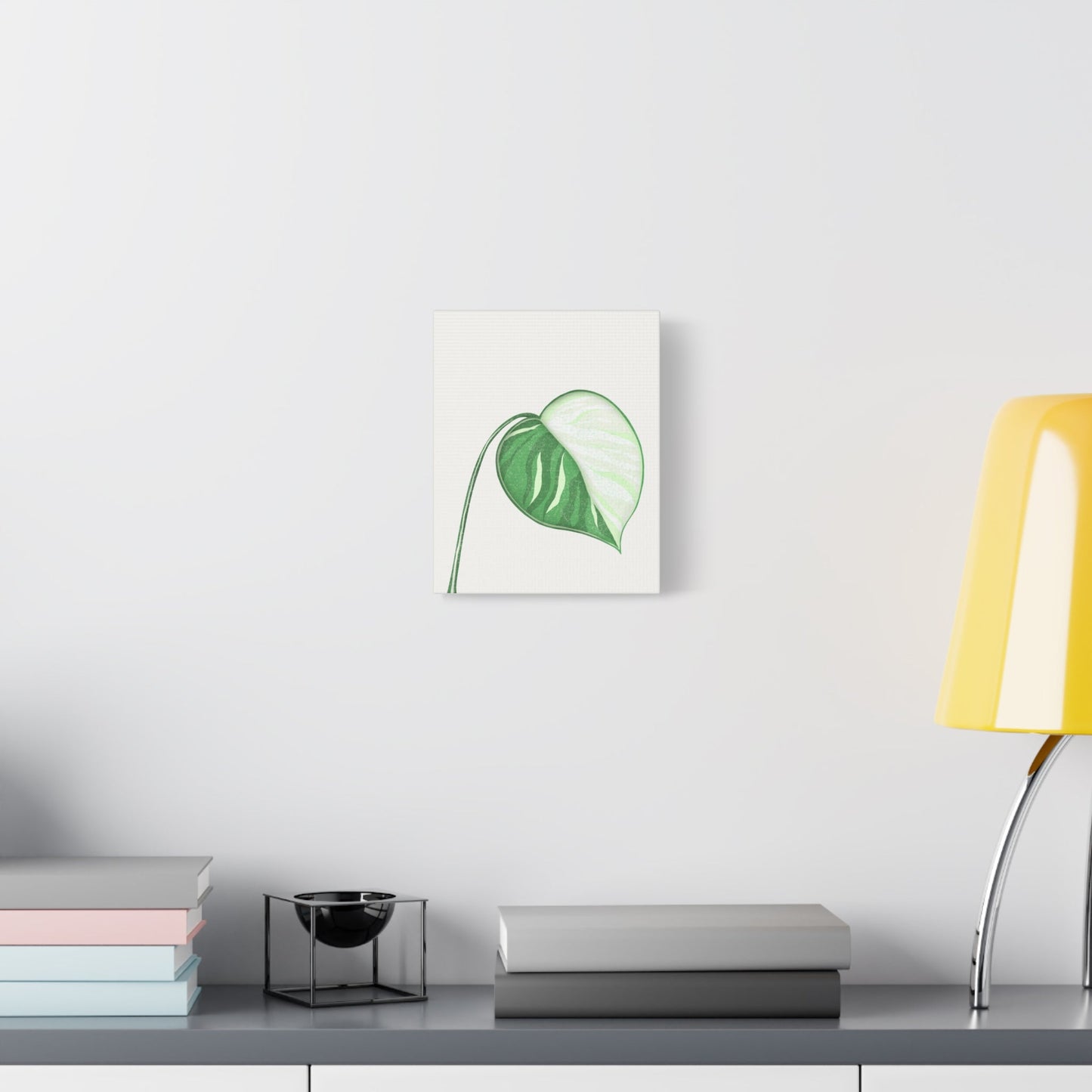 Monstera Albo Canvas Print – Botanical Wall Art
