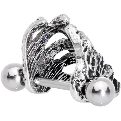 16G 7/16 Scary Halloween Skeleton Hands Cartilage Cuff
