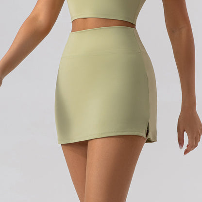 Slim Fit Yoga Skirts Breathable Mini Skirt Fitness Tennis Exercise Skirt