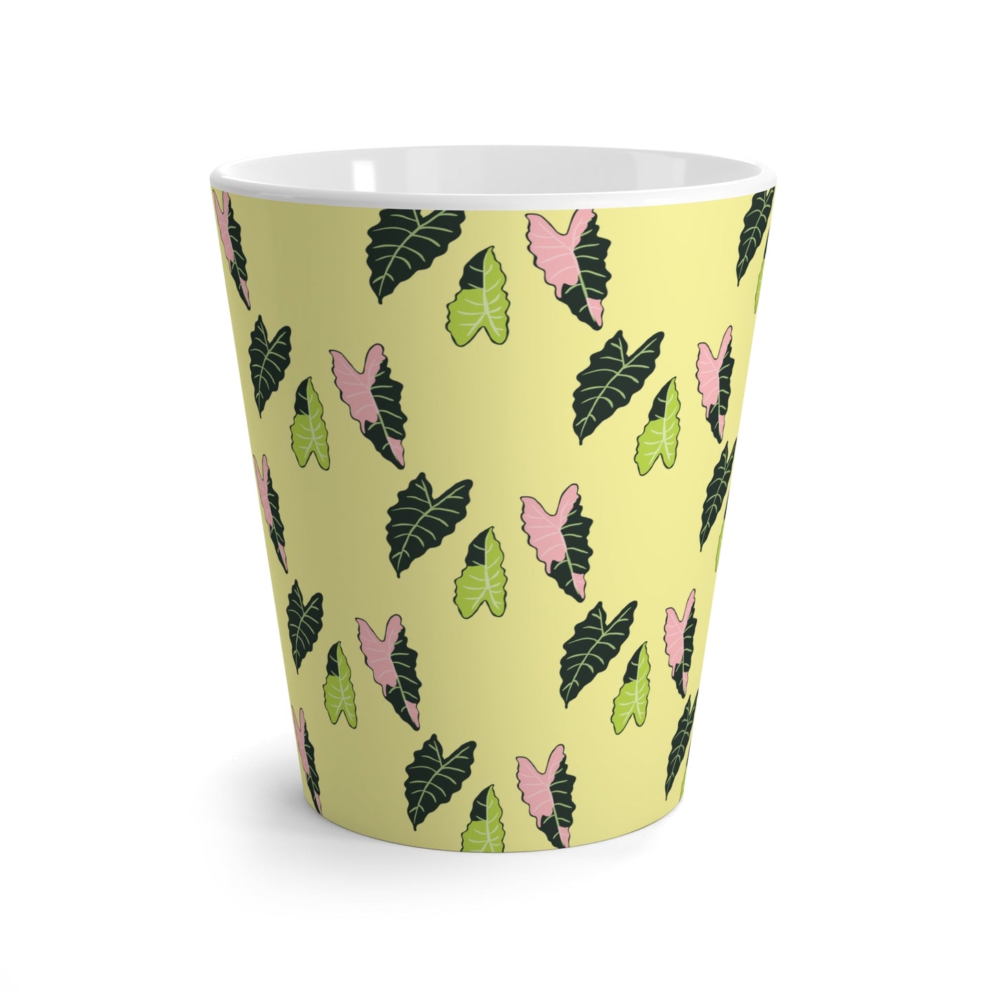 Alocasia Pattern Ceramic Mug 12 oz