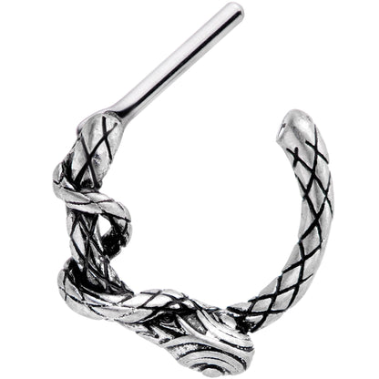 16G 5/16 Slithering Snake Septum Clicker