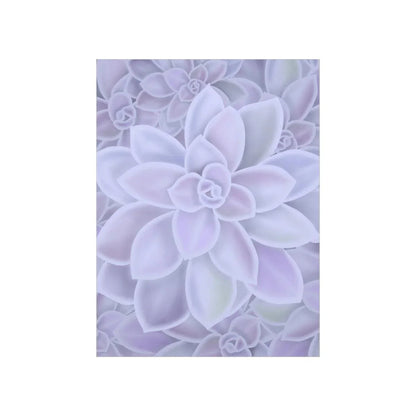 Graptopetalum Murasaki Succulent Pattern Botanical Print – Unframed Wall Art