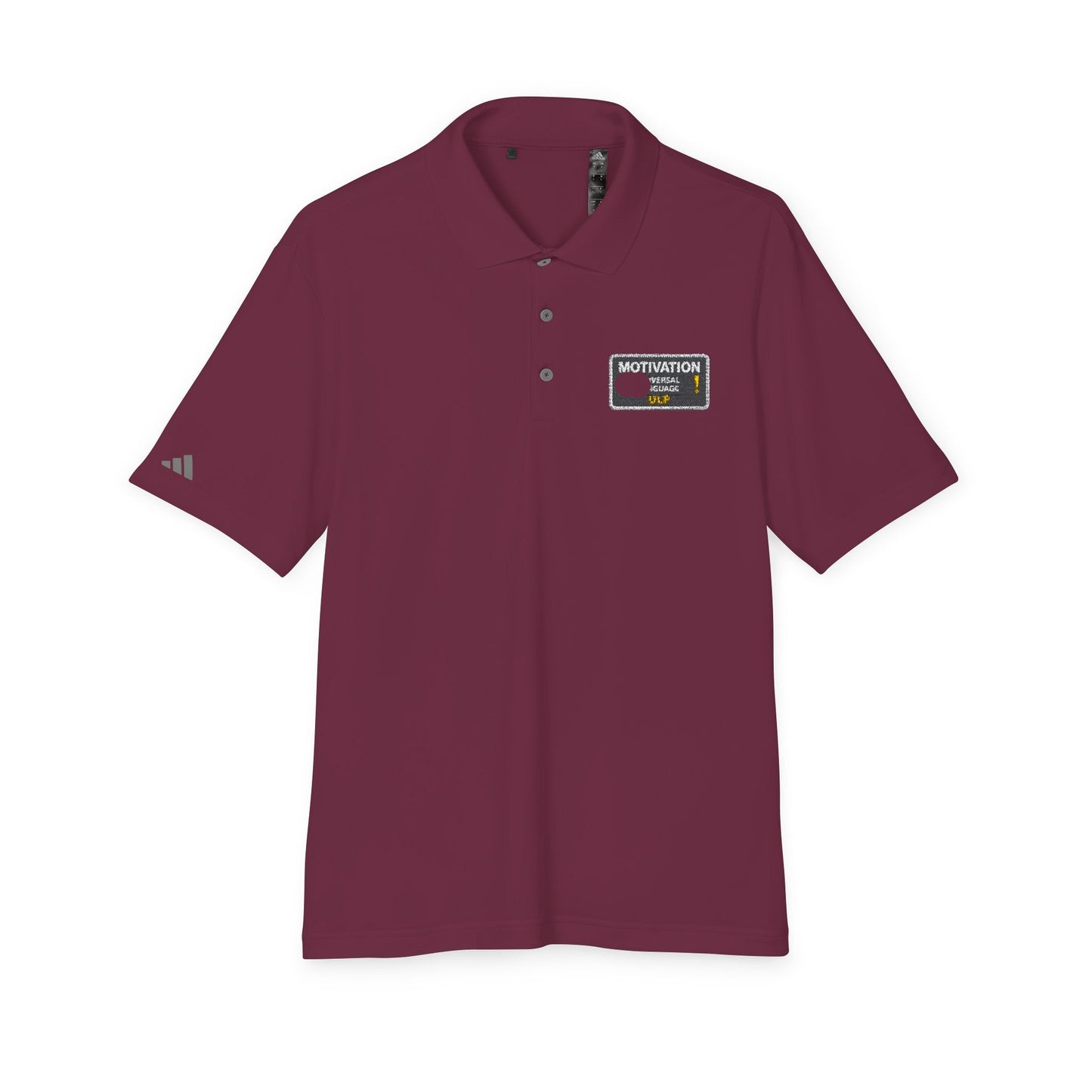 Motivation Is a Universal Language Polo — Unisex Performance Polo