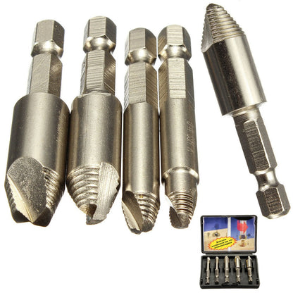 5pcs plastic box screw extractor