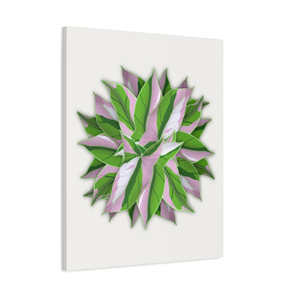 Syngonium Tricolor Pattern Canvas Print – Botanical Wall Art