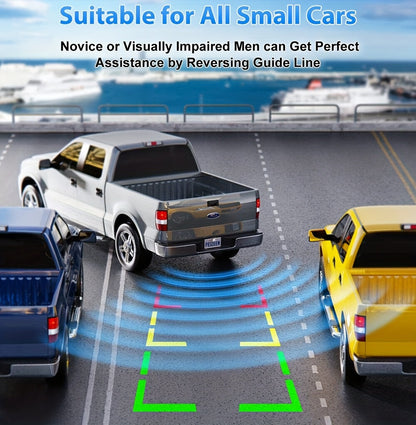 8LED Night Vision Reversing Camera HD 4.3 Inch Monitor Wide Angle Parking System for Multi Vehicle Safety Backup