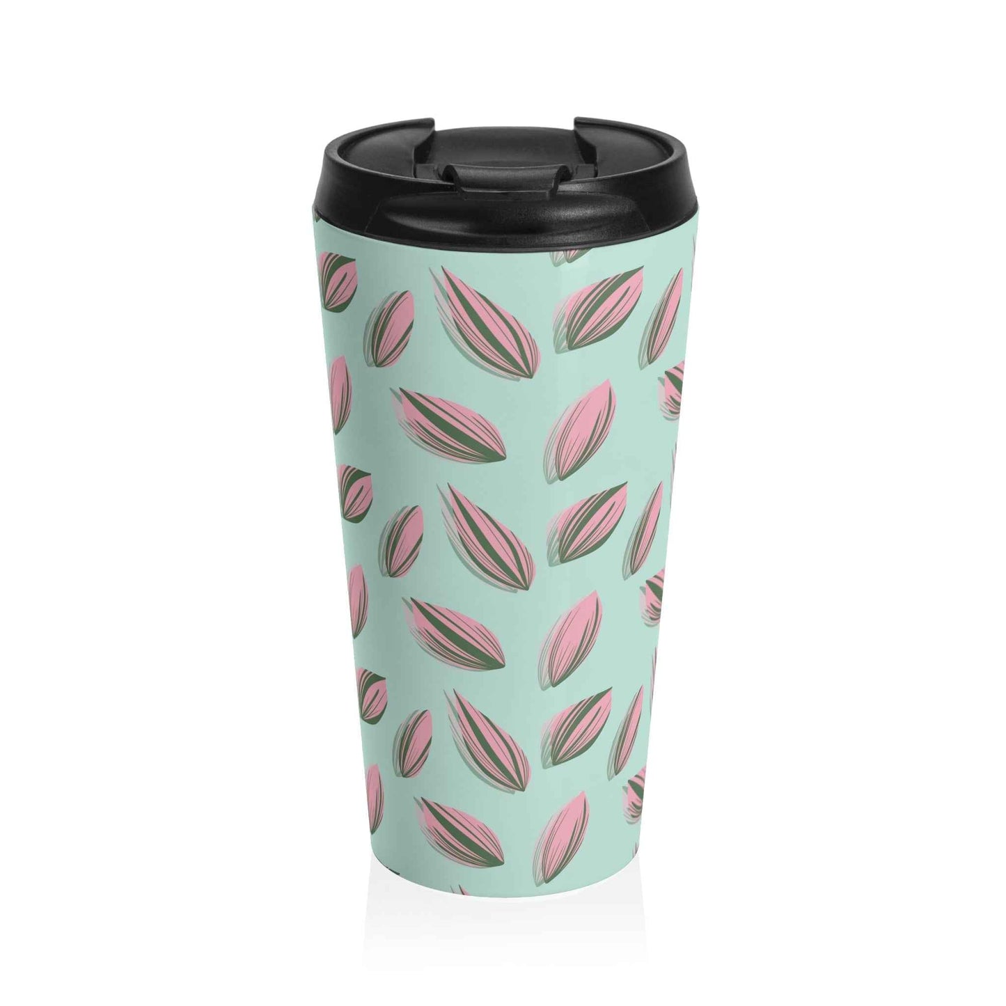 Tradescantia Nanouk Pattern 15 oz Vacuum Insulated Stainless Steel Travel Tumbler