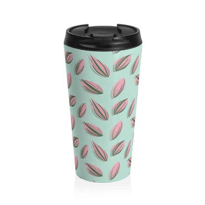 Tradescantia Nanouk Pattern 15 oz Vacuum Insulated Stainless Steel Travel Tumbler